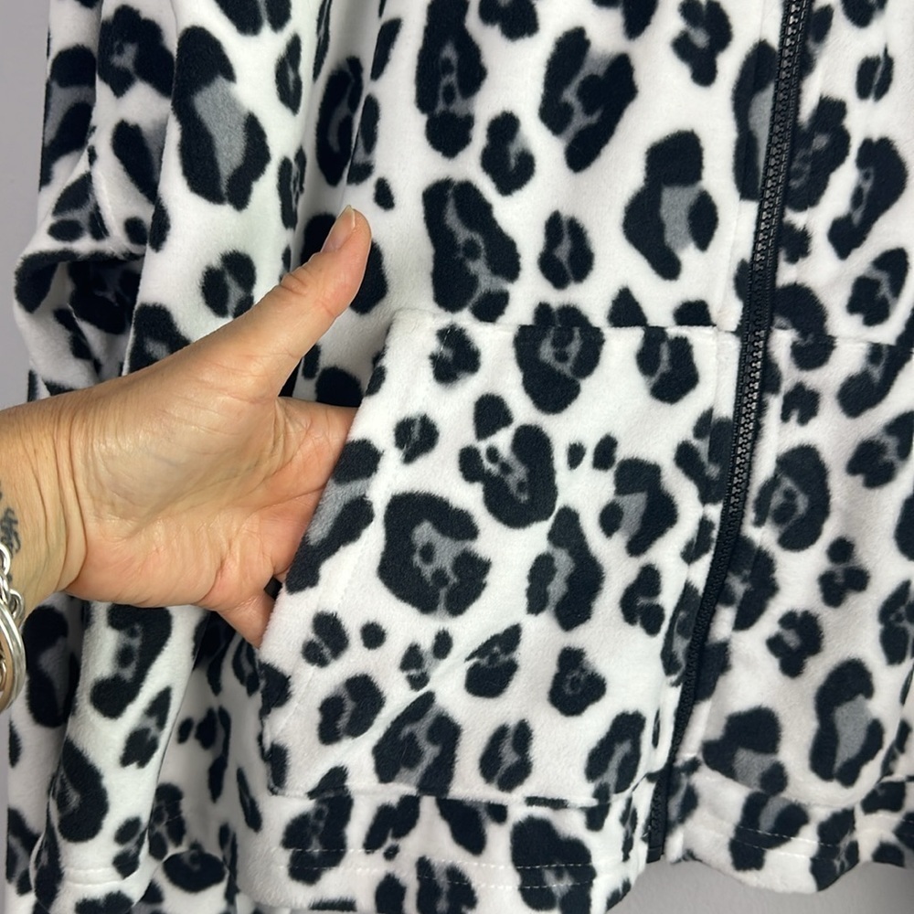 NEW Fabletics Rayne Polar Fleece Zip-Up Sweater Relaxed Fit XXL Pockets Mockneck - Picture 6 of 16